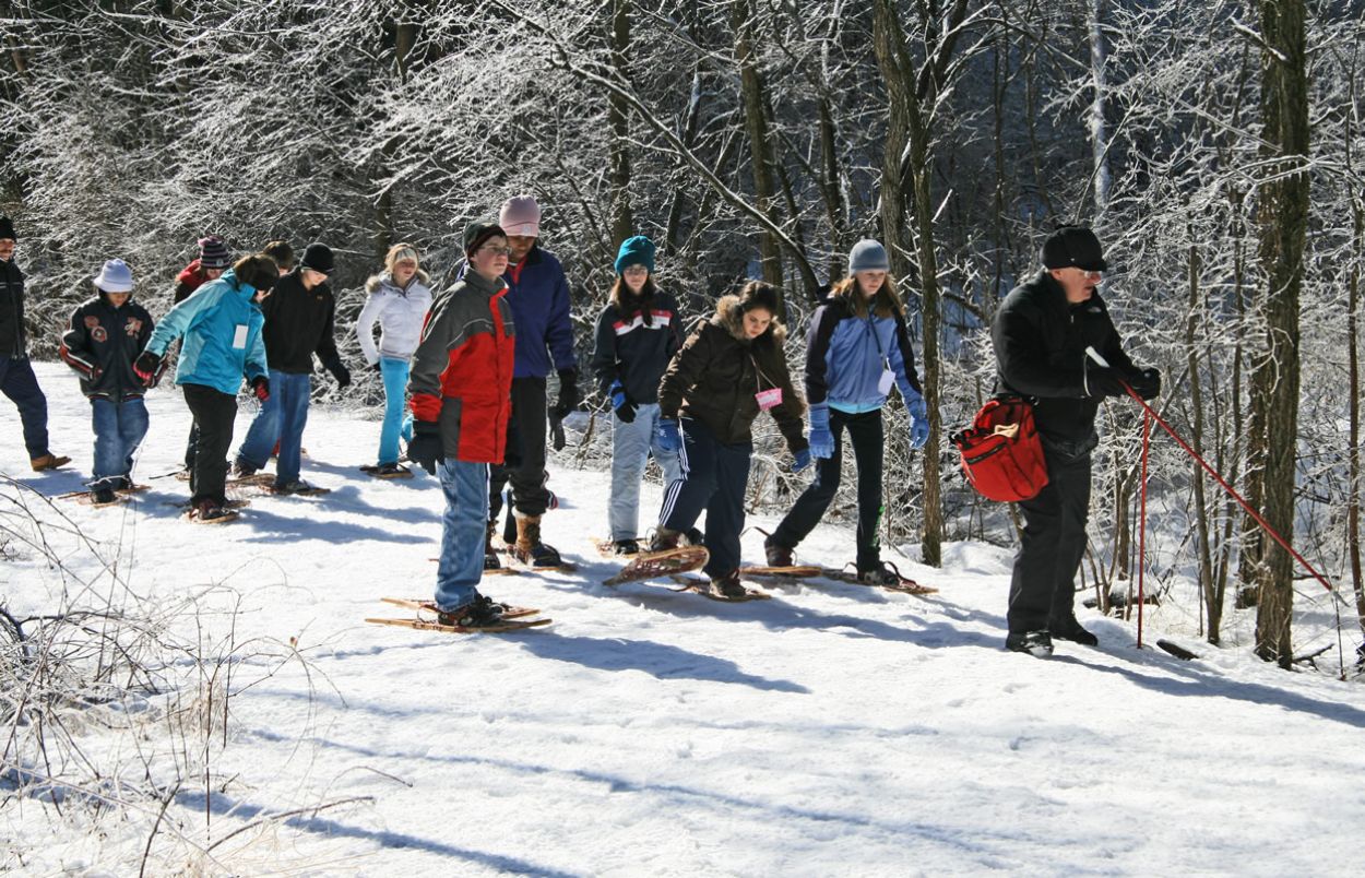 Snowshoeing